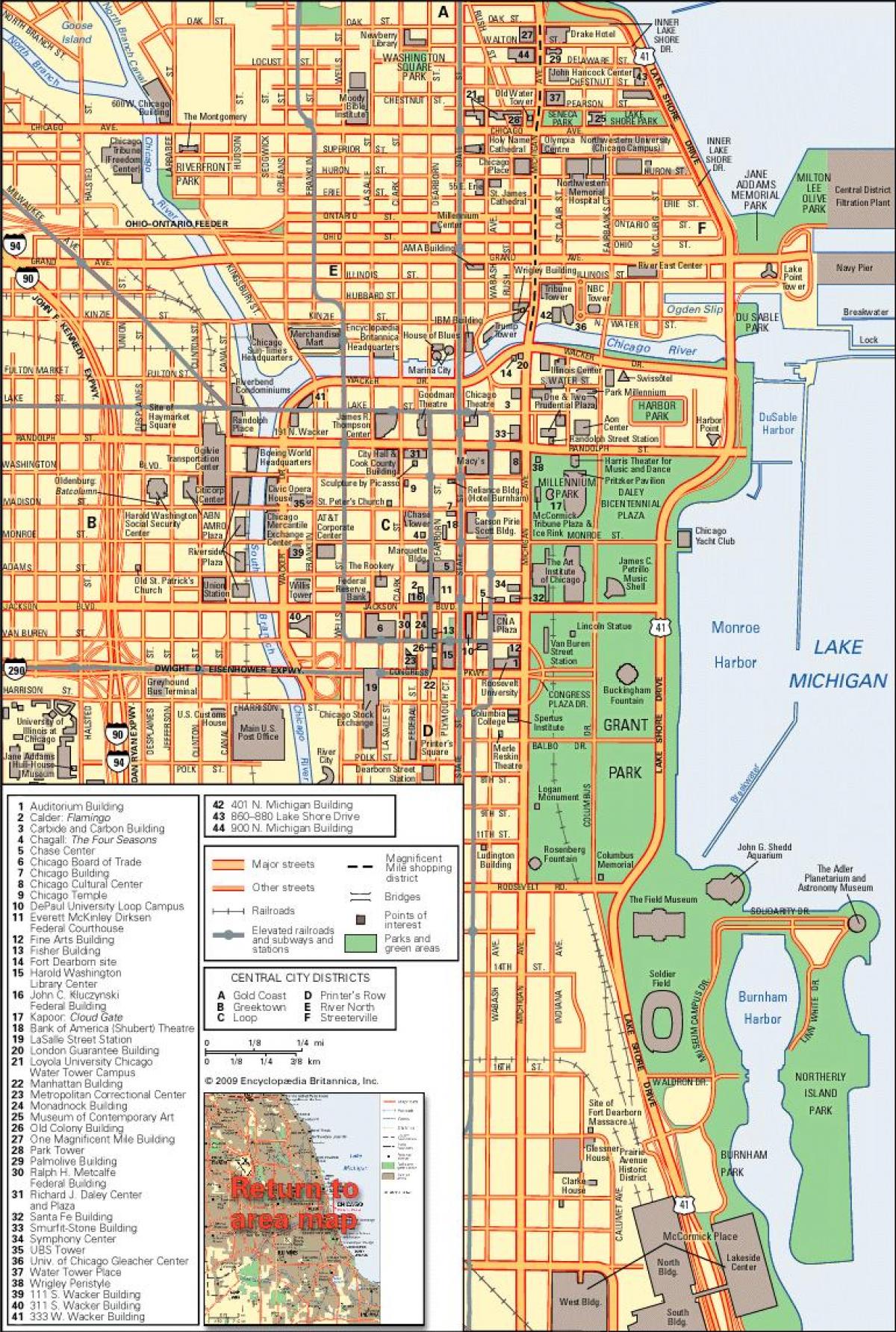 Čikāgas kartes centrs