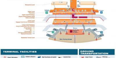 Karte O Hare termināls 2