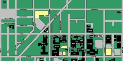Karte UIC west campus