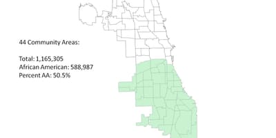 Dienvidu pusē, Chicago karte