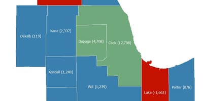 Karte cook county