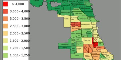 Slikti jomās, Chicago karte